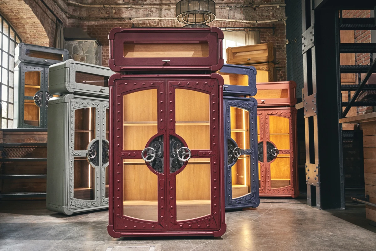 Design bárszekrény diófából – luxus minőség és időtálló design